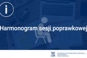 Harmonogram egzaminów poprawkowych