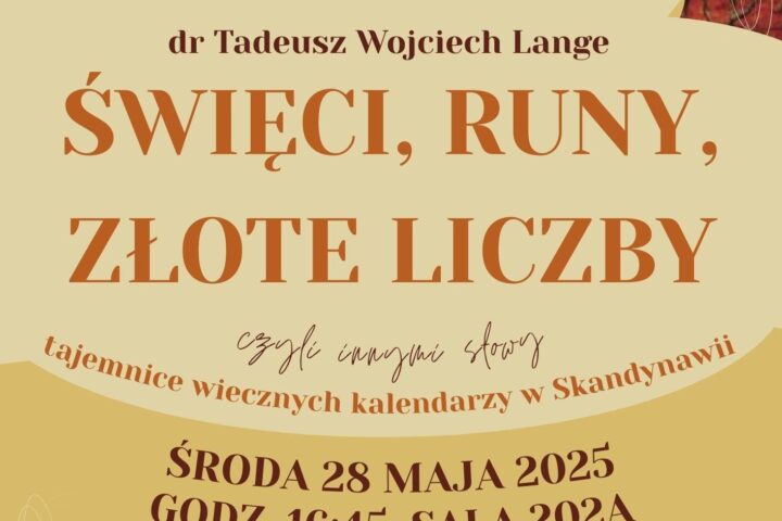 Święci, runy, złote liczby, czyli innymi słowy tajemnice wiecznych kalendarzy w Skandynawii